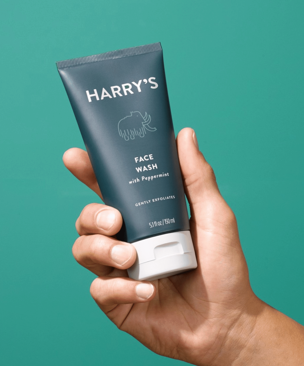 harry’s face wash – use a face wash with a mild exfoliant before shaving