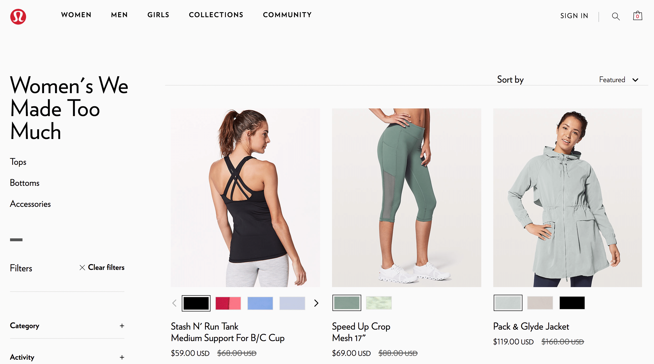 Lululemon Sale - Women's Lululemon On Sale