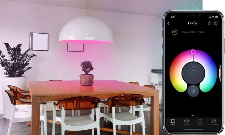 not just for night vision: you can use the lifx bulbs to create fun colors, too