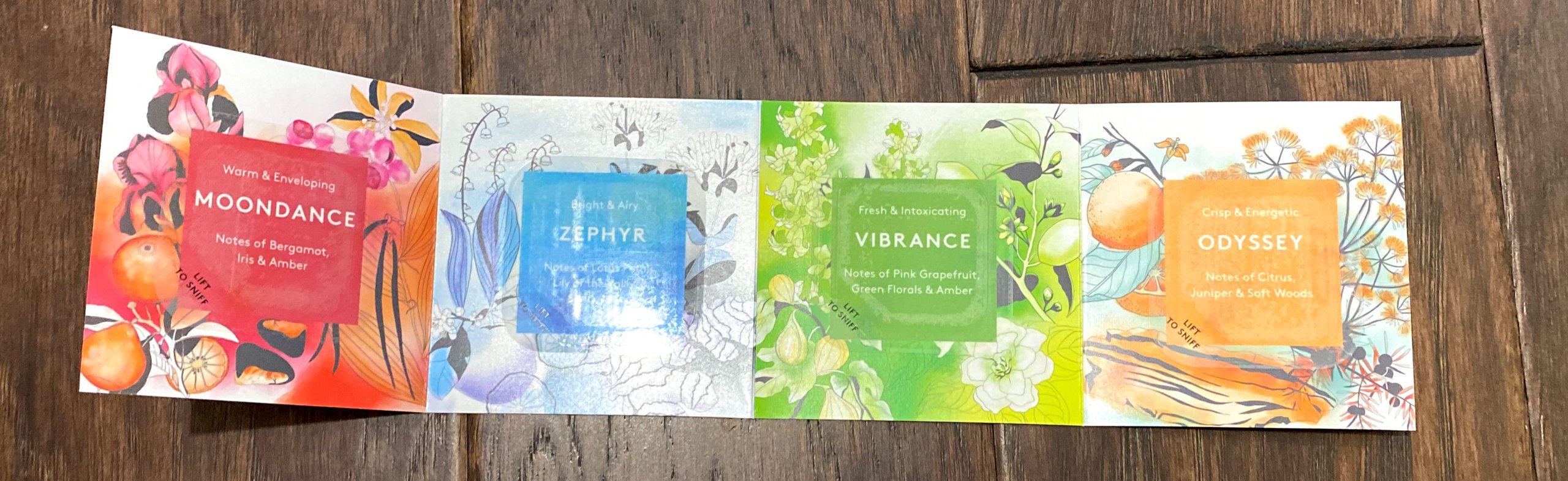 aera diffuser scents: our smart diffuser came with a fun sample of the different scents available