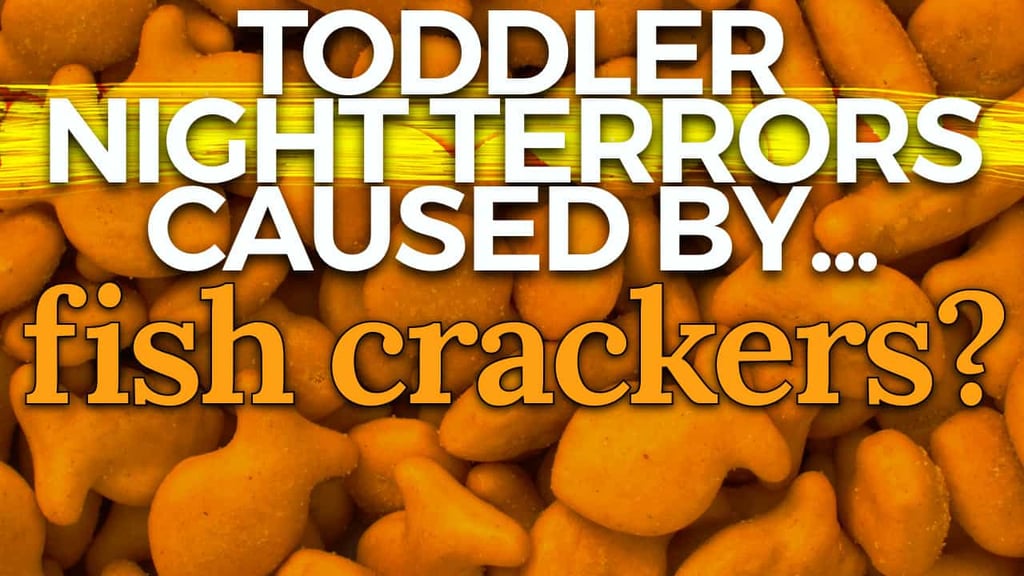 toddler night terrors: we discovered they weren’t caused by goldfish crackers exactly, but the ingredient that gives them the orange color: annatto