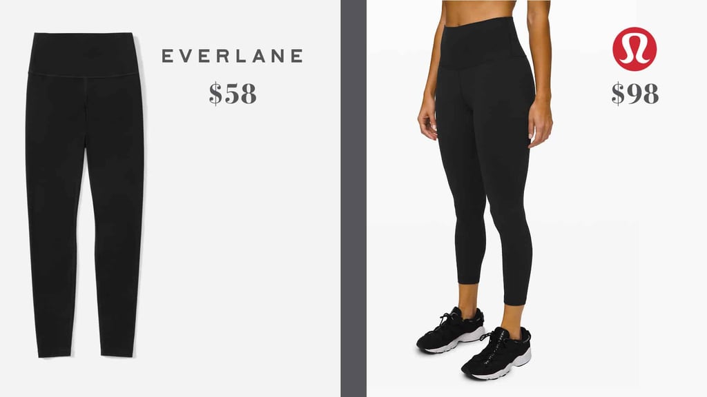everlane pricing: it’s about half of the lululemon price!