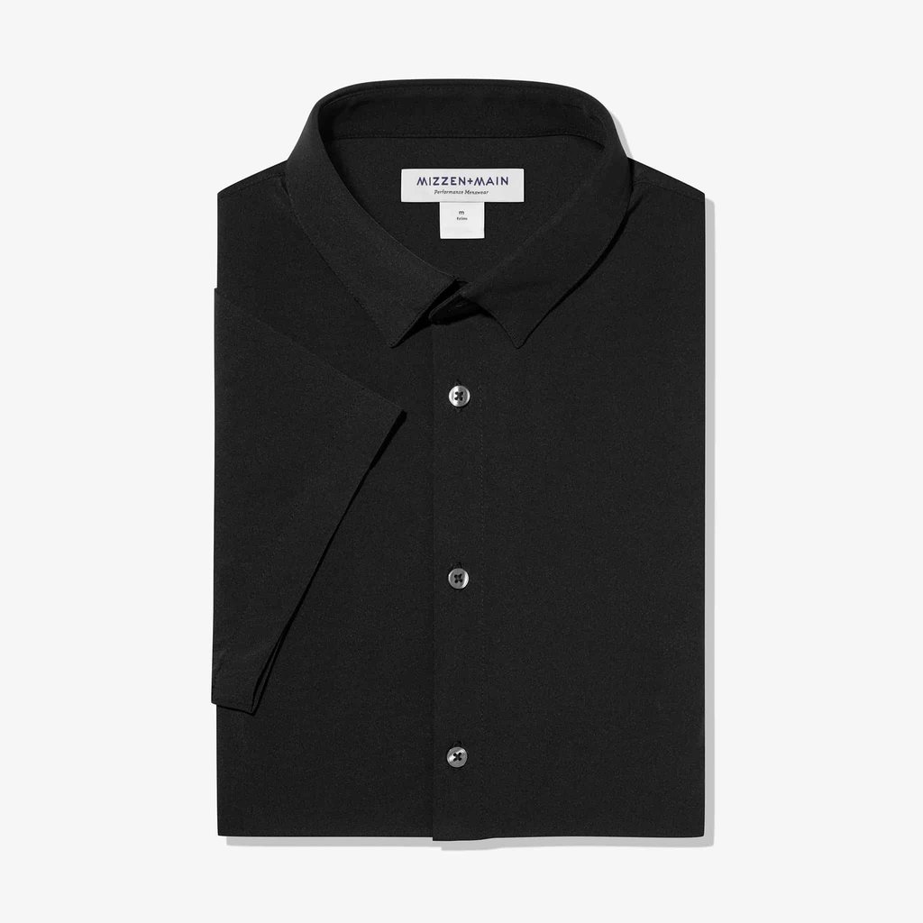 work from home wardrobe: mizzen and main short sleeve dress shirts