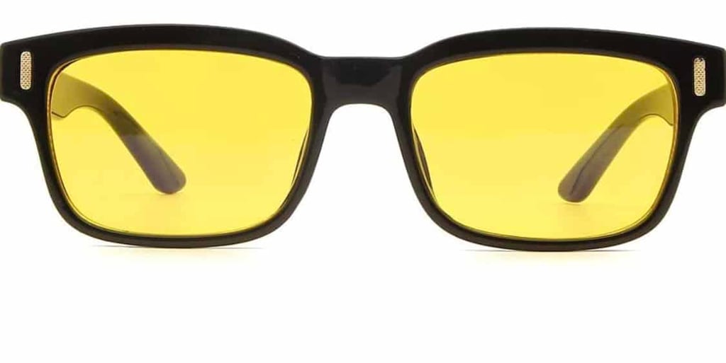 don’t wear these yellow blue light glasses!!