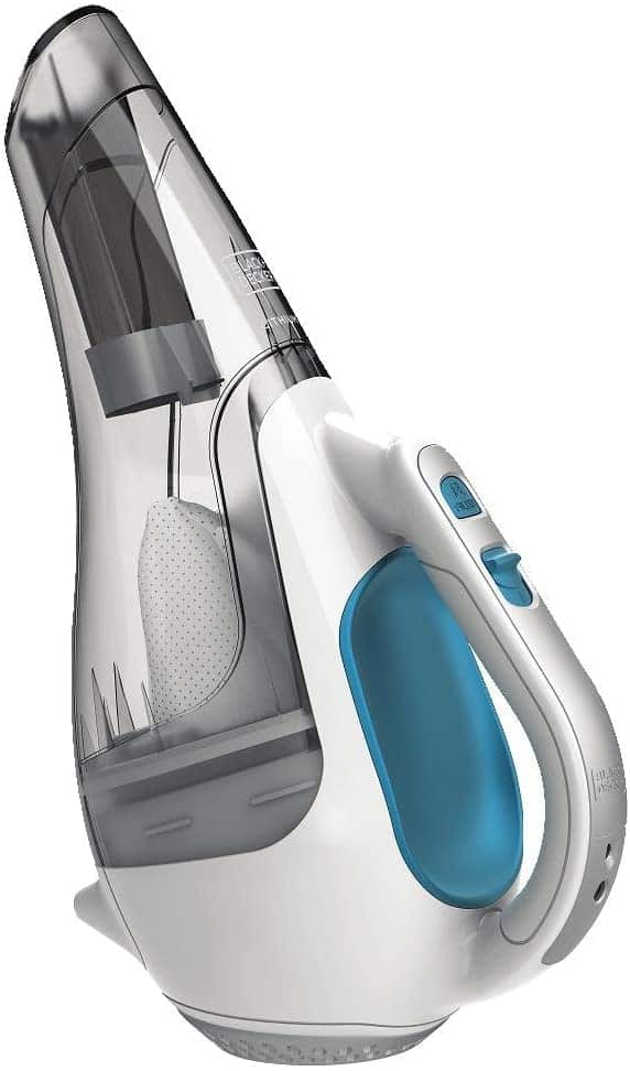 a handy little dustbuster goes a long way in a home office