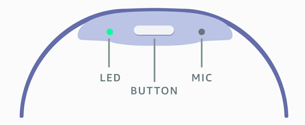 amazon halo band only has button and led