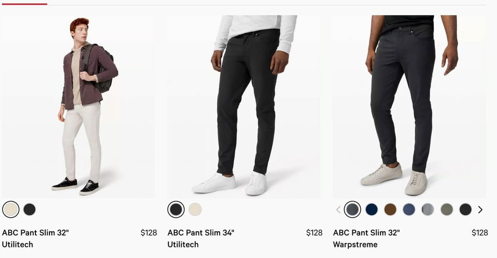 Lululemon Abc Pant Classic Vs Slim Shady  International Society of  Precision Agriculture