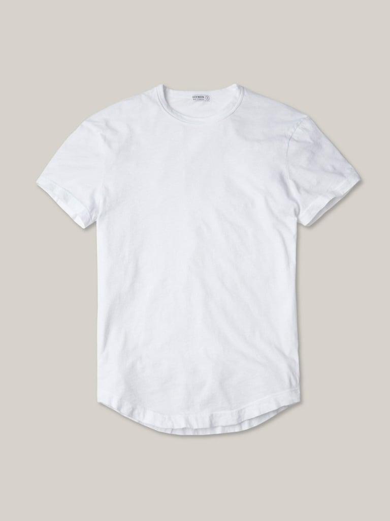 buck mason white pima curved hem tee 1