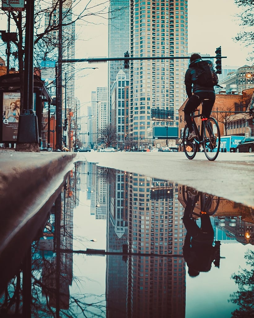 the perfect time to wear lululemon utilitech: riding your bike