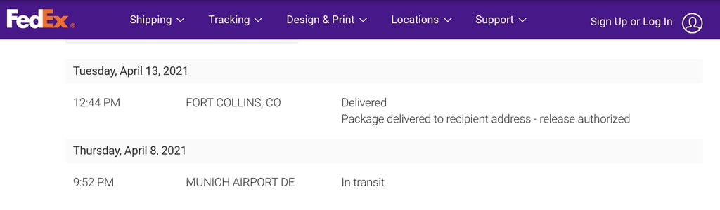 don’t worry about delivery times on your order to the united states