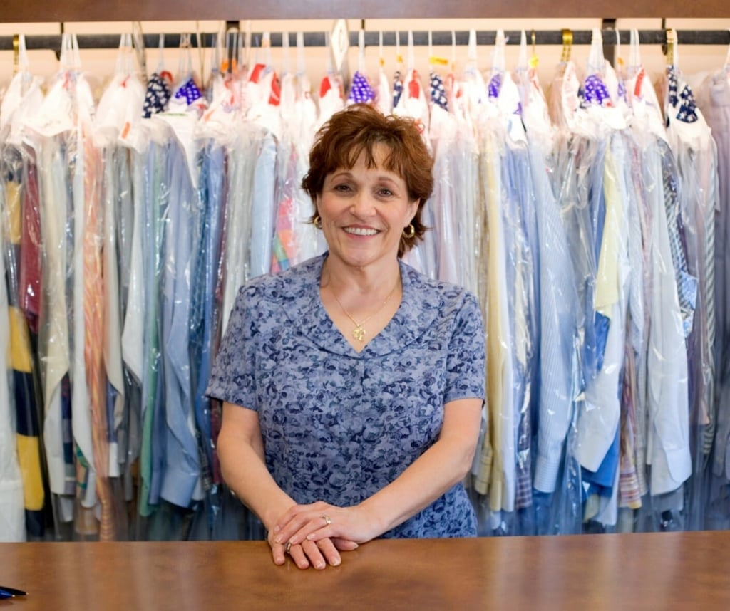 we love you, awesome dry-cleaning lady, but adios!