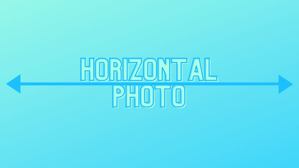 horizontal photos: the preferred aspect ratio