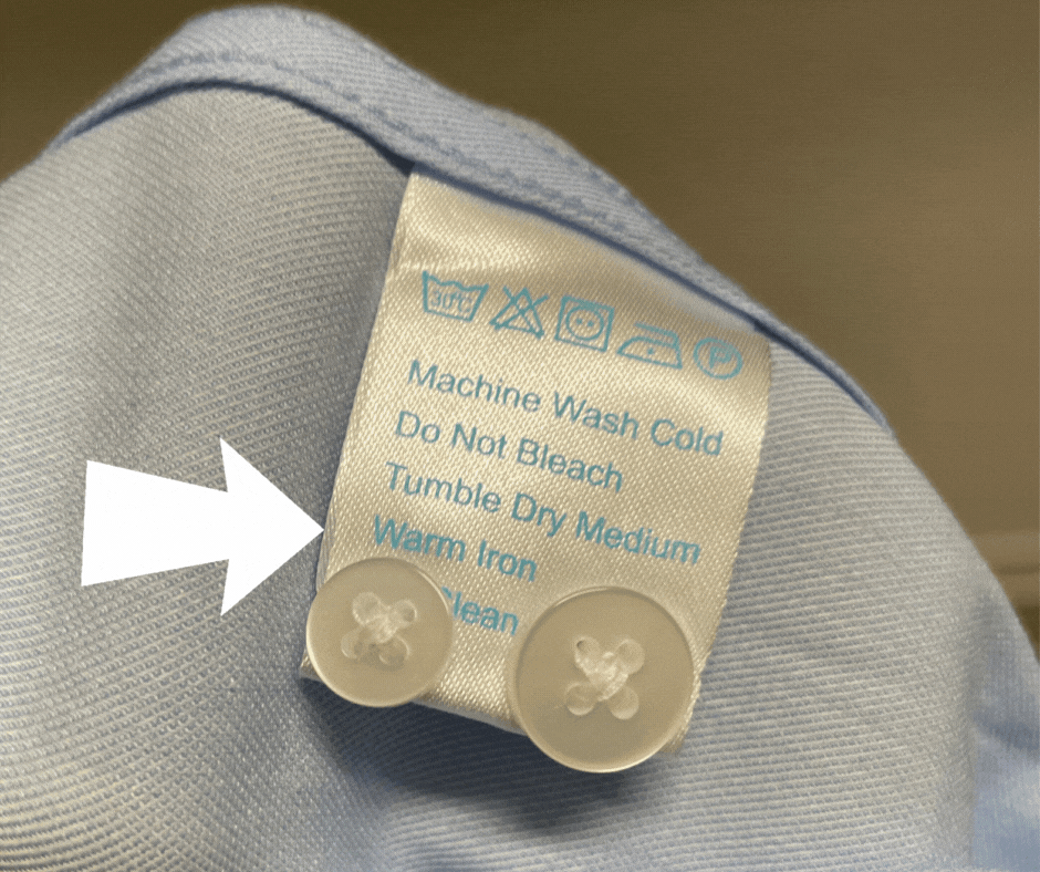 even the shirt says you can warm iron