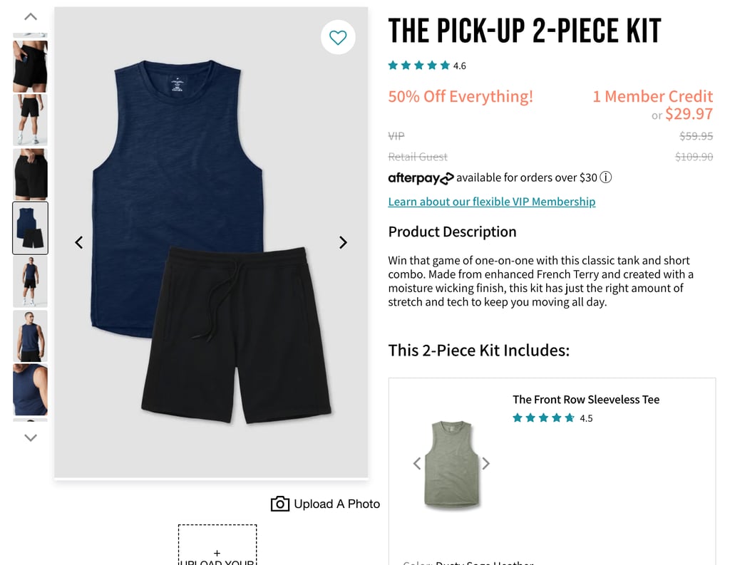 Fabletics: New VIP offer: $12 shorts