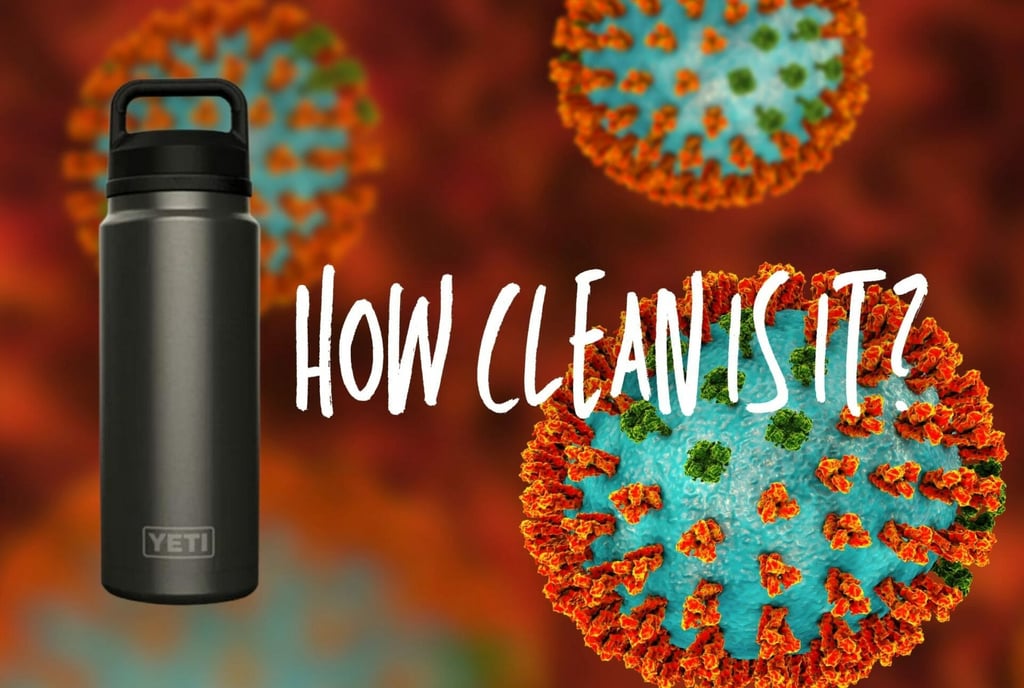 we love our yeti cups and water bottles, but how clean are they… really?!