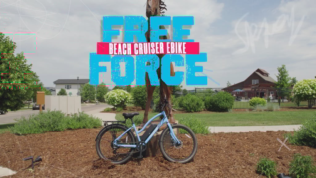meet the freeforce electric beach cruiser ebike
