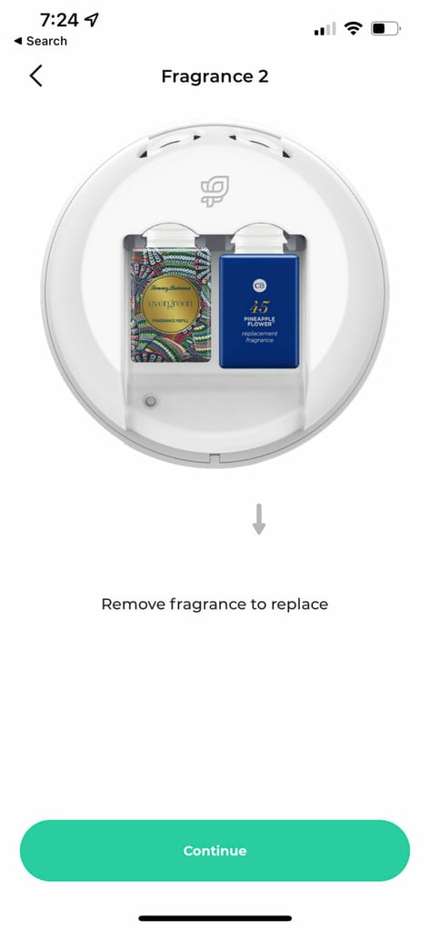 pura review: you can use two different scents