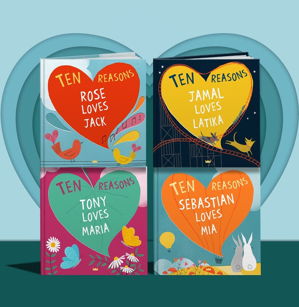 not only are the covers custom, the pages are custom, too