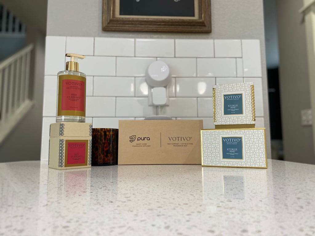 votivo scent – one of the many different scents available from pura (and the pura diffuserapp)- all with great pura reviews!