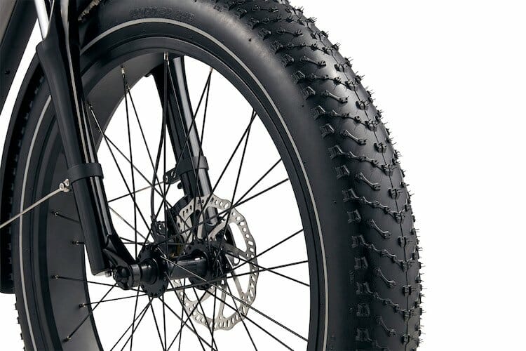 these fat tires not only look good but help hill climbing and any terrain you can throw at them