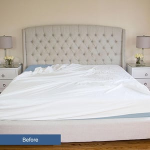 size matters! if your sheet is too small, this will stretch the fabric, which is likely to reduce the product’s quality and increase its likelihood of sliding off the corners