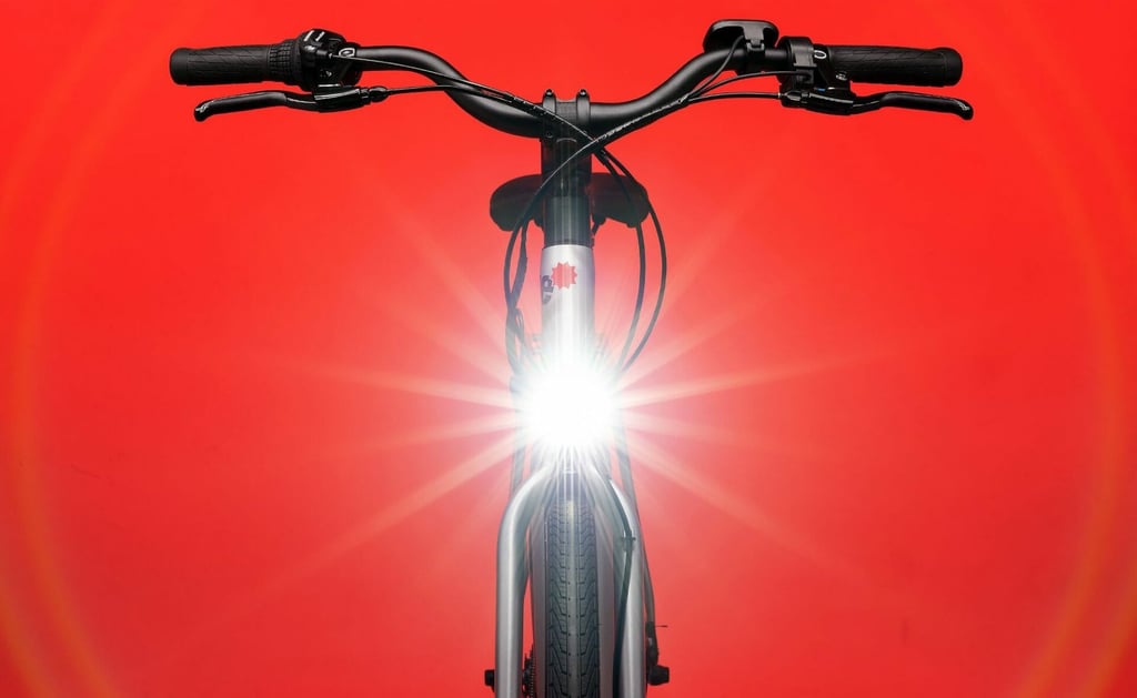 you need a great light (and rear brake light) on your ebike