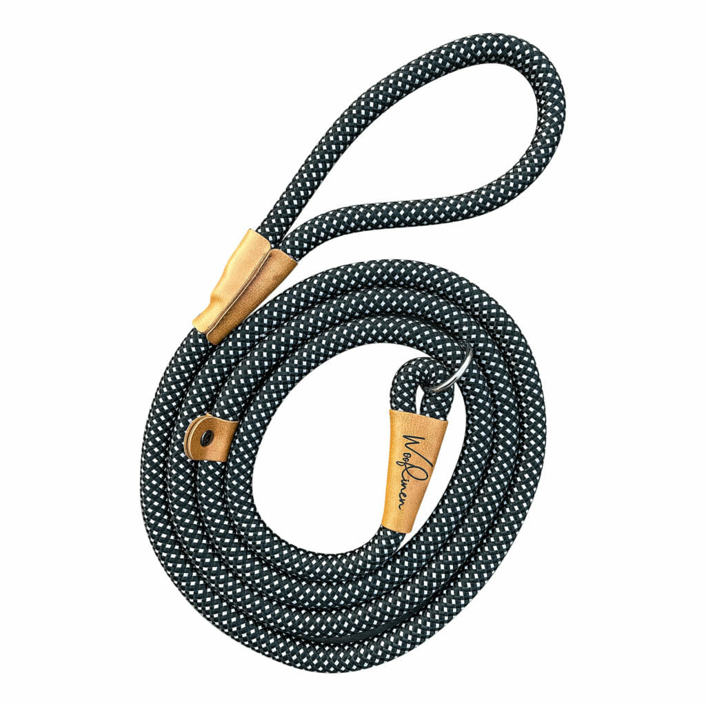the wooflinen dog leash