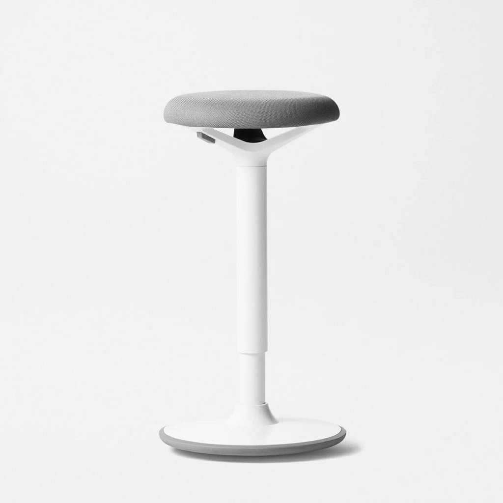 a stool with a round seat