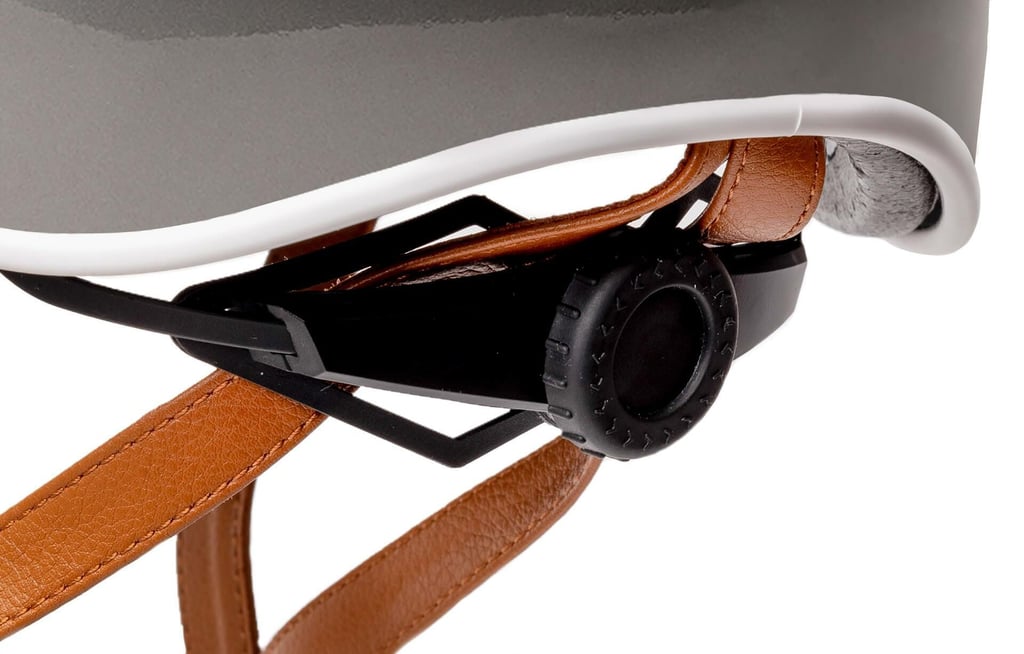 the fit system is great on thousand helmets – also shown is the vegan leather straps