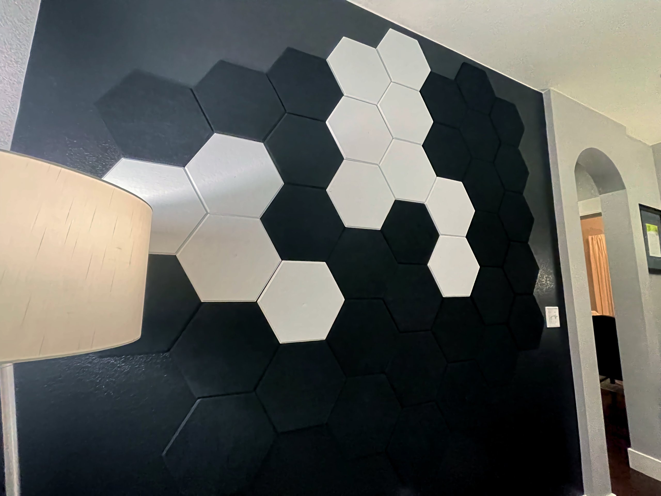 these aren’t just decoration – they are sound absorbing tiles