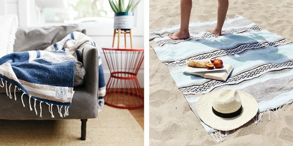 the beach towel meets blanket – the mexican blanket is full of beach style and premium threads