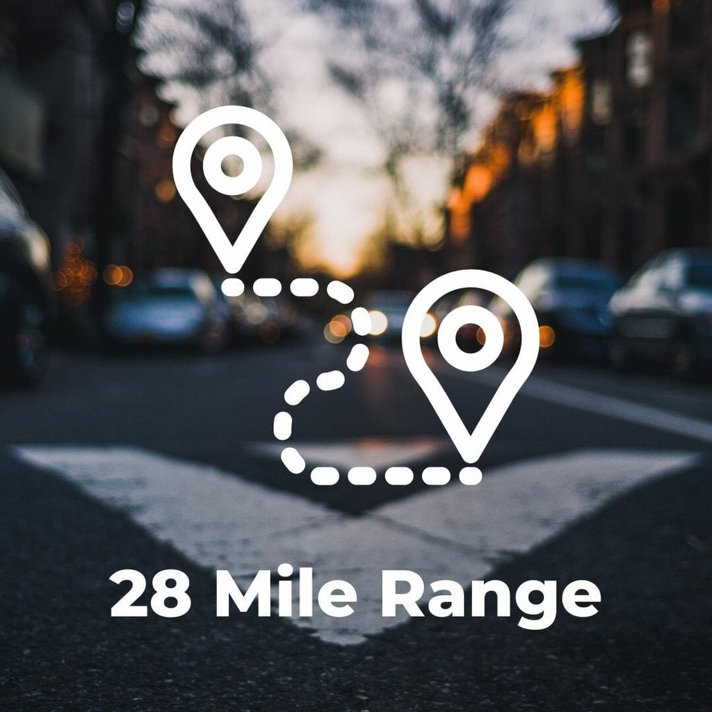 range miles – going at an average speed – not top speed or off road