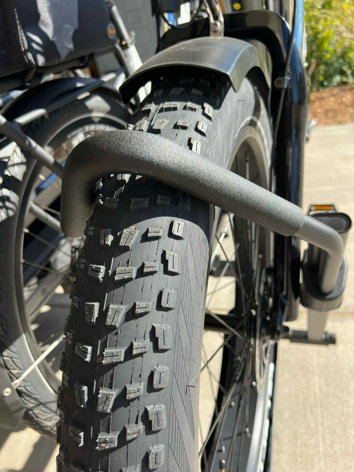 Bike rack for ebike with fat tires sale