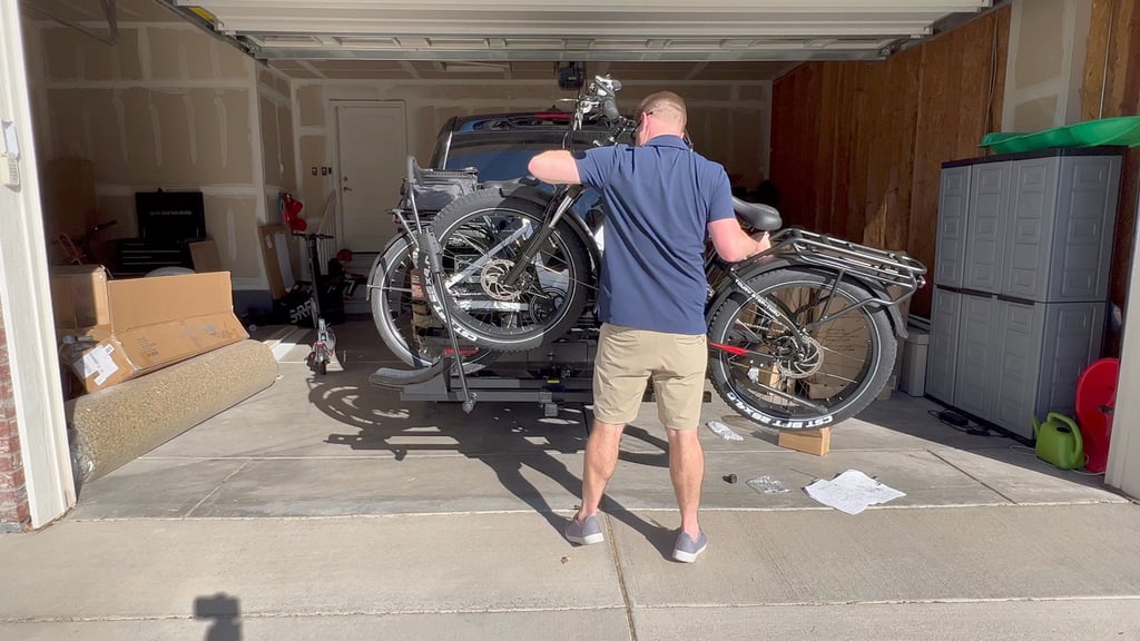 from hitches to ebikes to helmets, we’ve learned a lot about ebikes over the years, but transporting an electric bike fat tires can be tough!
