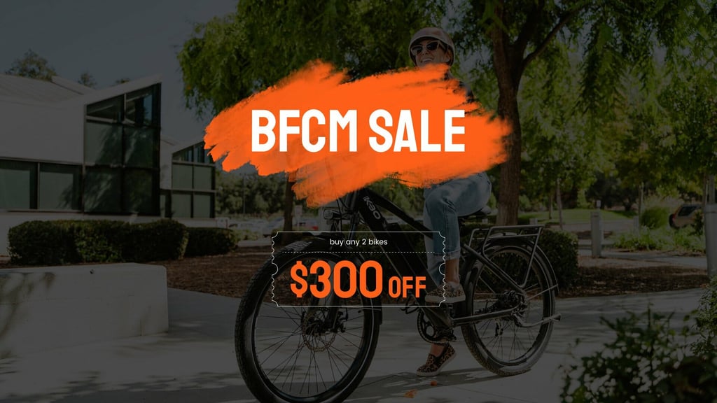 kbo ebike black friday and kbo cyber monday sale