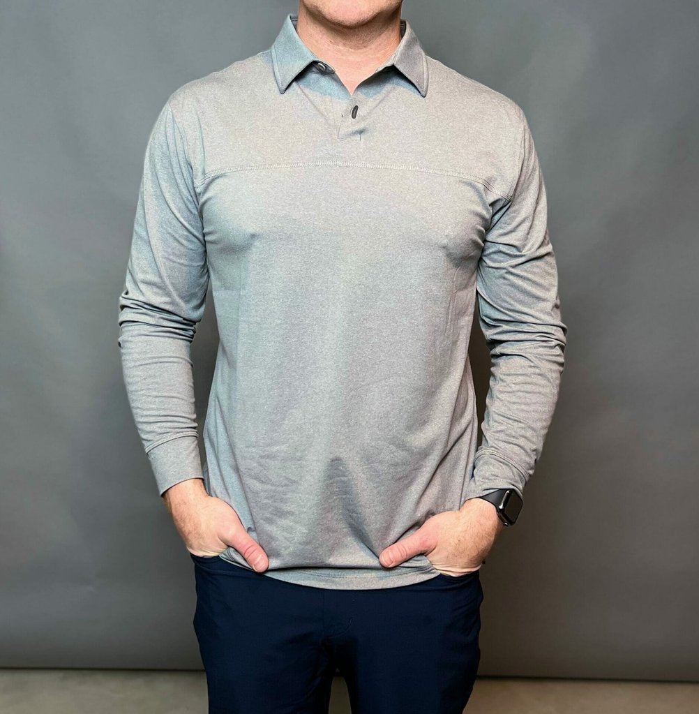 the public rec long sleeve polo