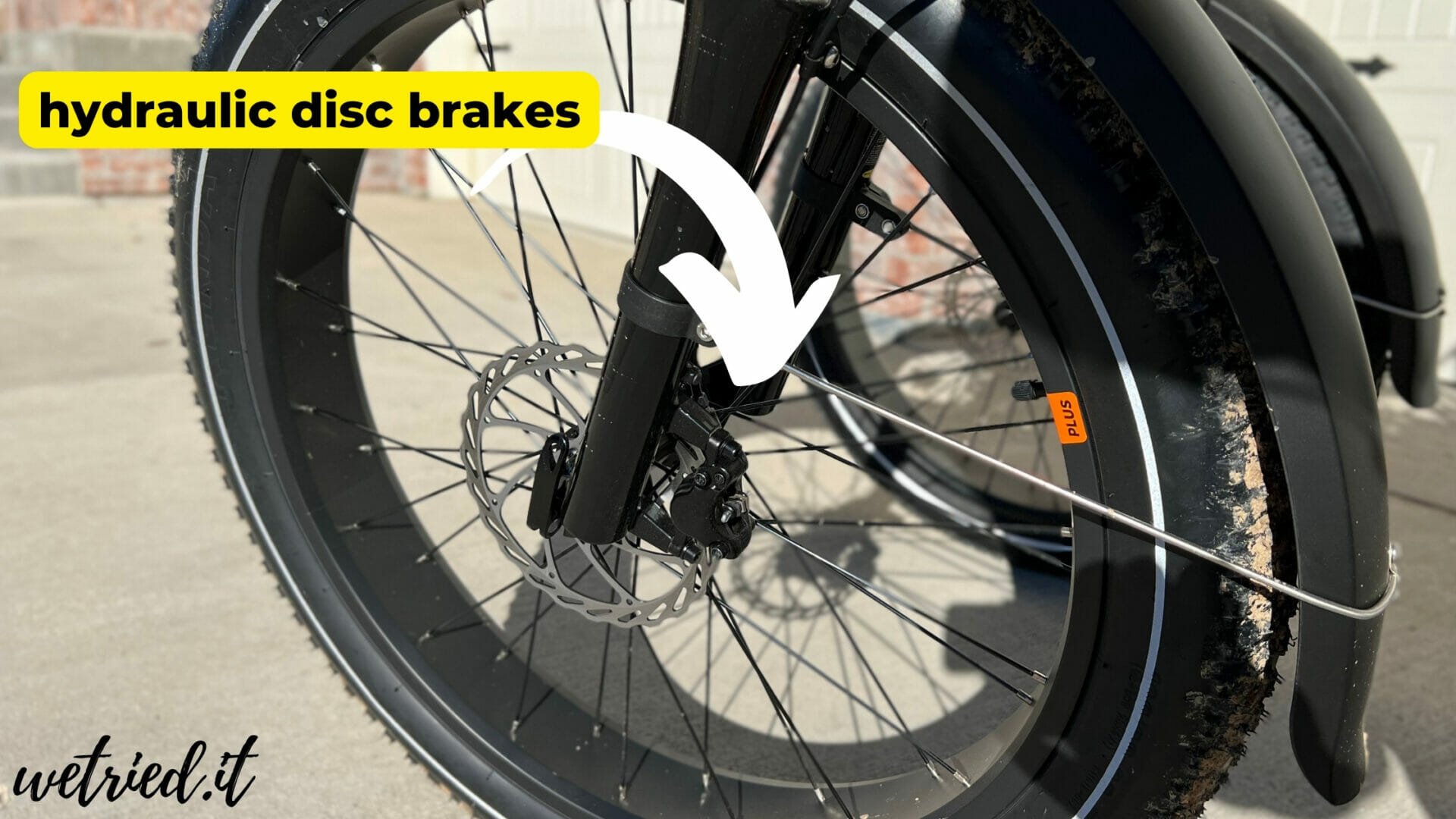 the new hydraulic disc brakes
