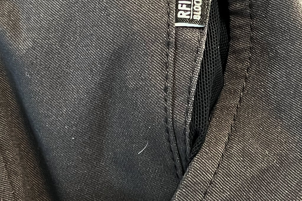 everywhere pant review: you can see a little dog hair here