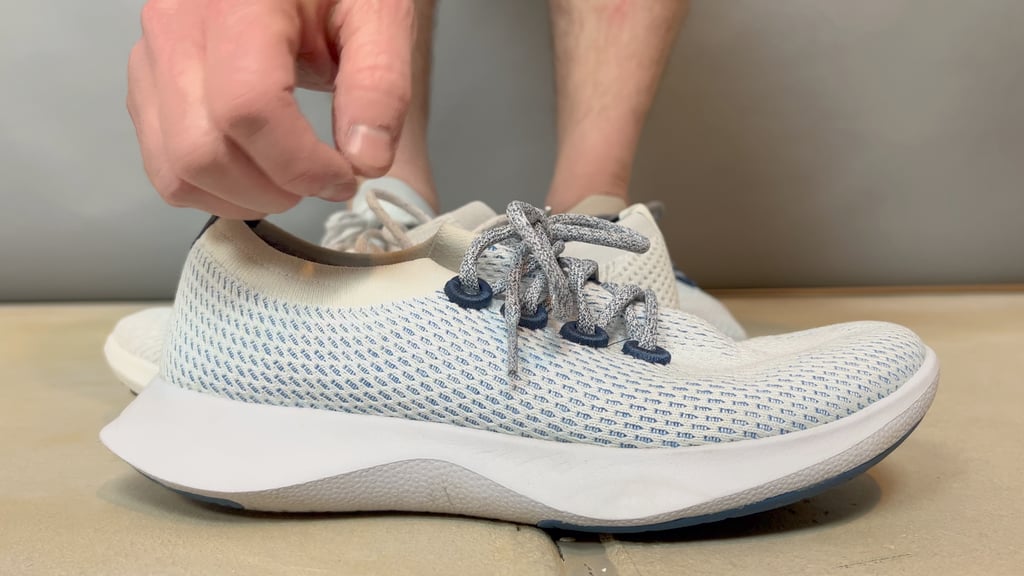 the previous shape was slightly different but still has the classic knit upper – a eucalyptus tree material and a natural rubber heel