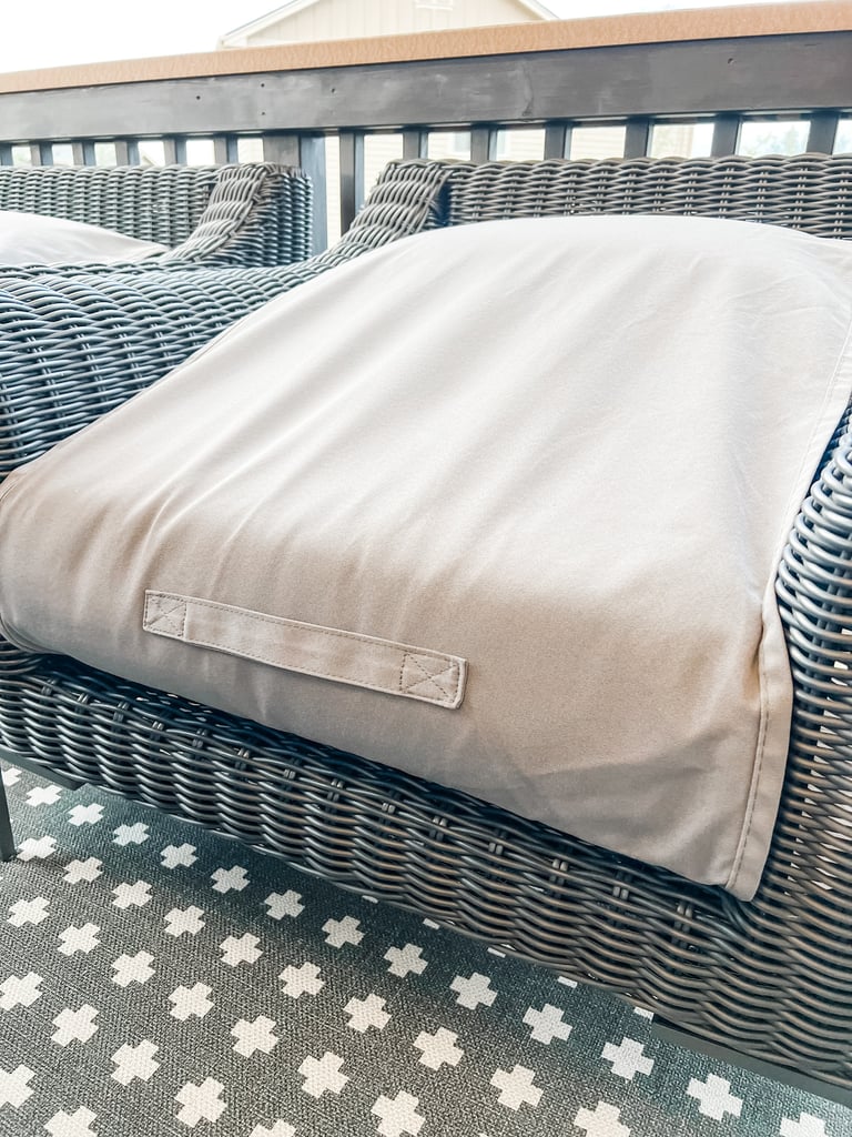 a cushion on a chair