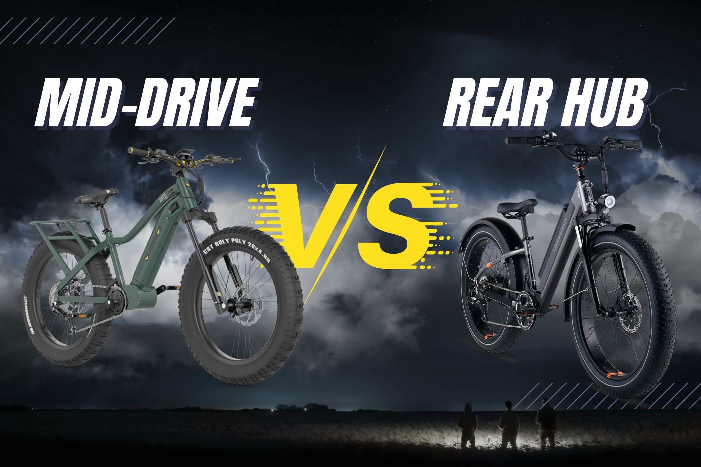 mid-drive or rear hub motor e-bikes: an idiot’s guide