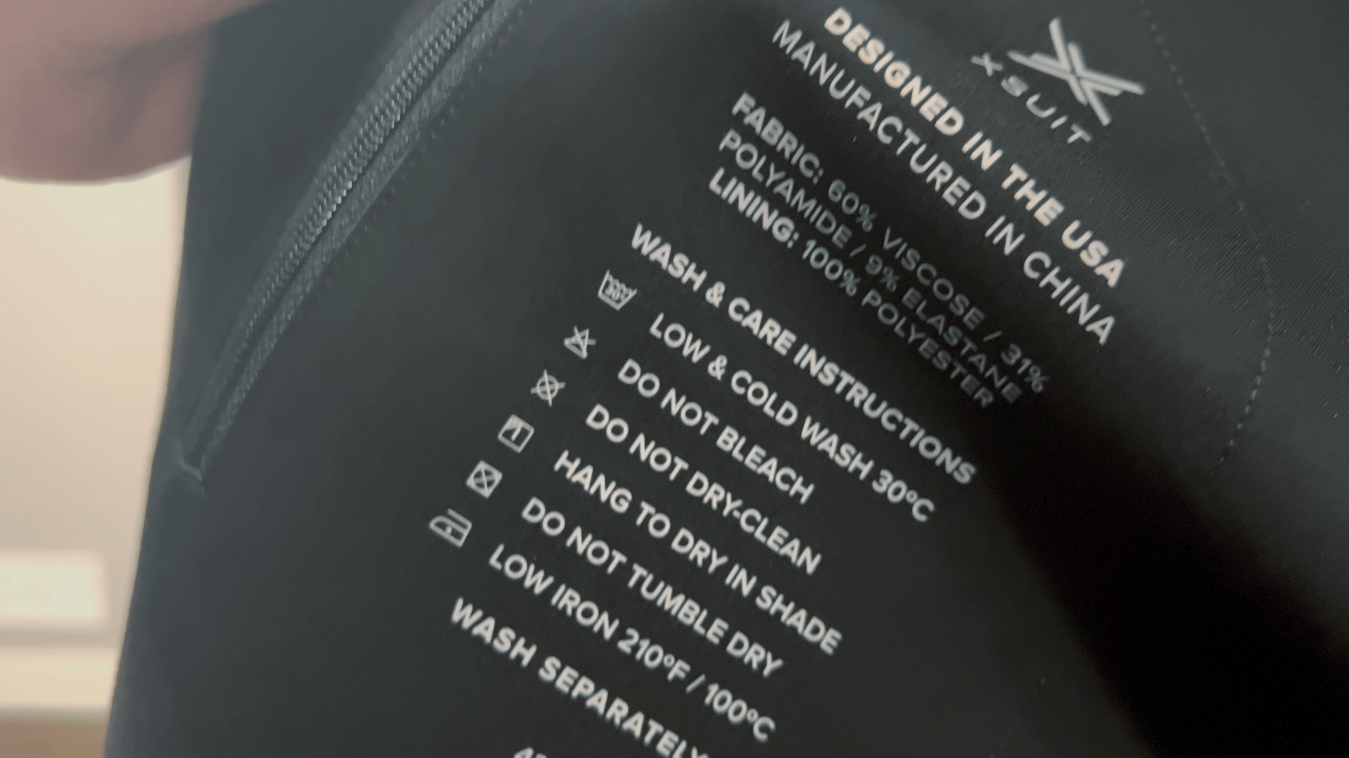 don’t worry, if you forget the cleaning instructions, they are in giant letters inside the jacket