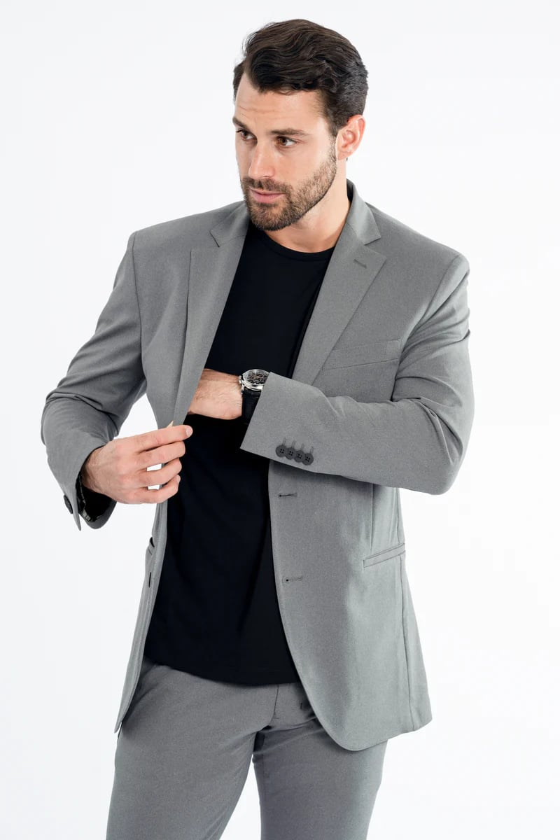 light grey blazer
