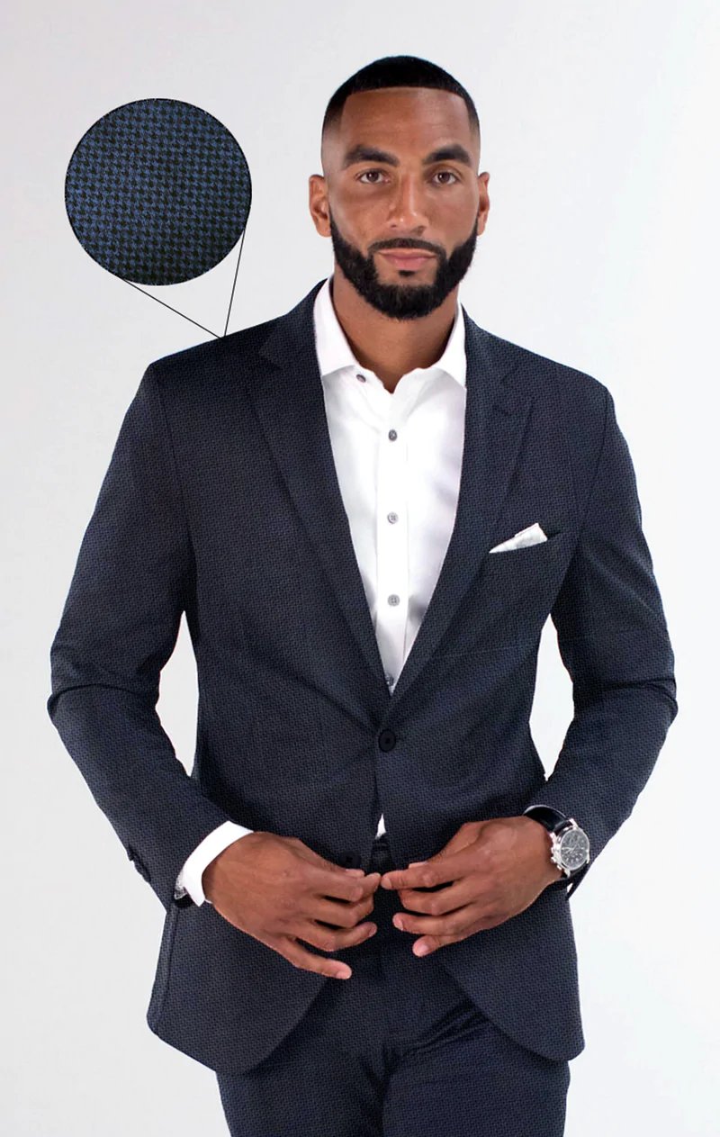 twillory blazer houndstooth