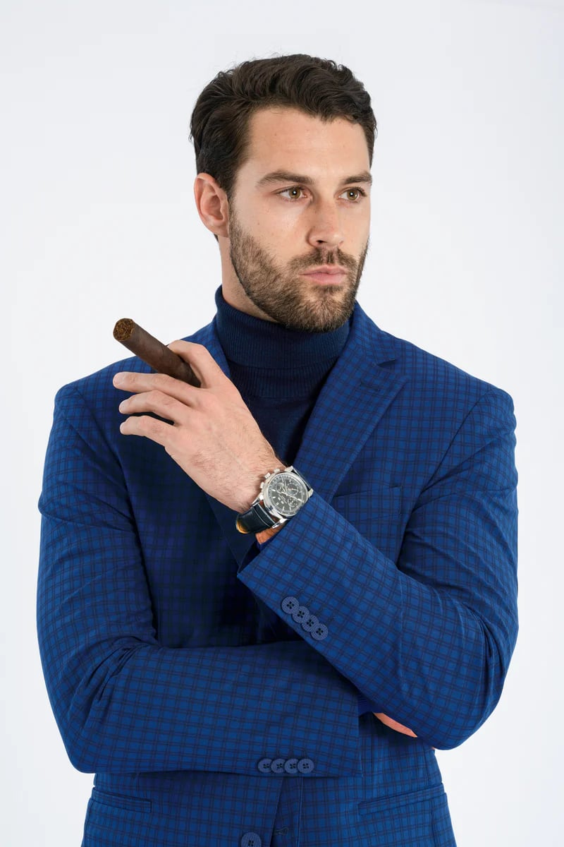 twillory bluecheck blazer