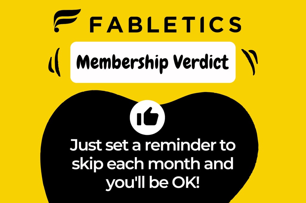 fabletics membership review