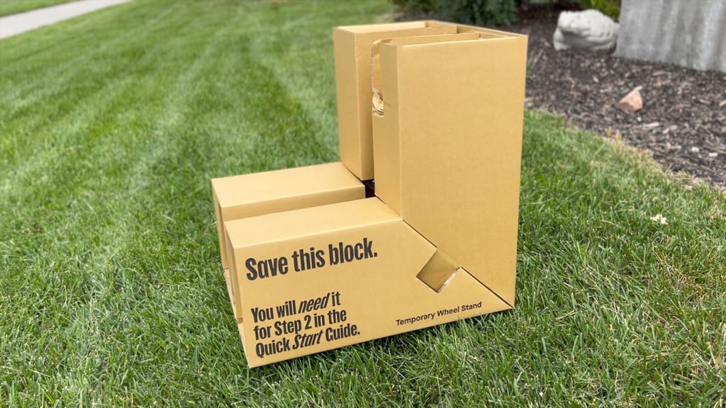 seriously, this little box on the comfort e-bike really makes it easier