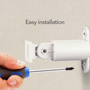 also includes wall anchors, if needed