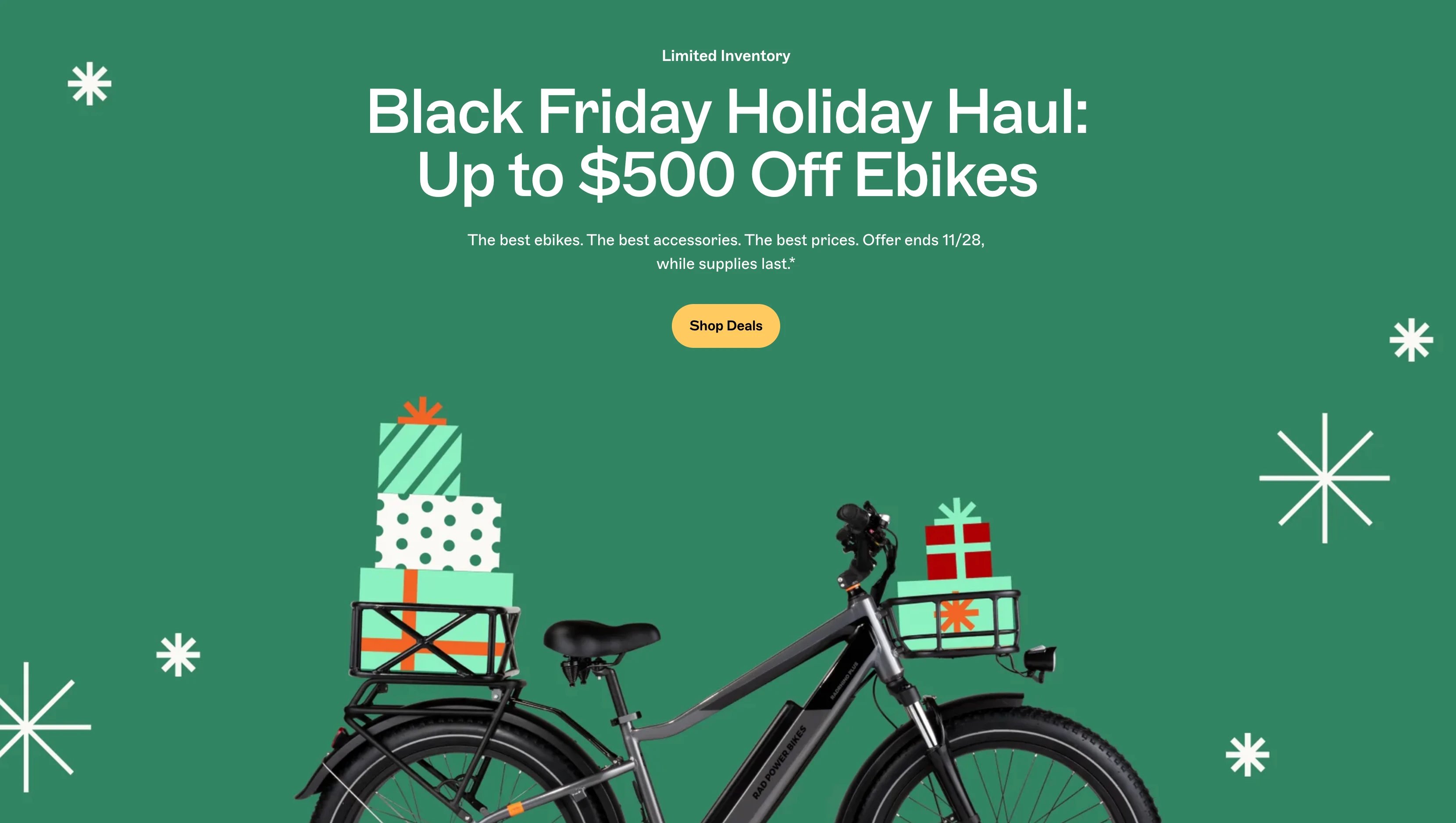 rad power bikes black friday