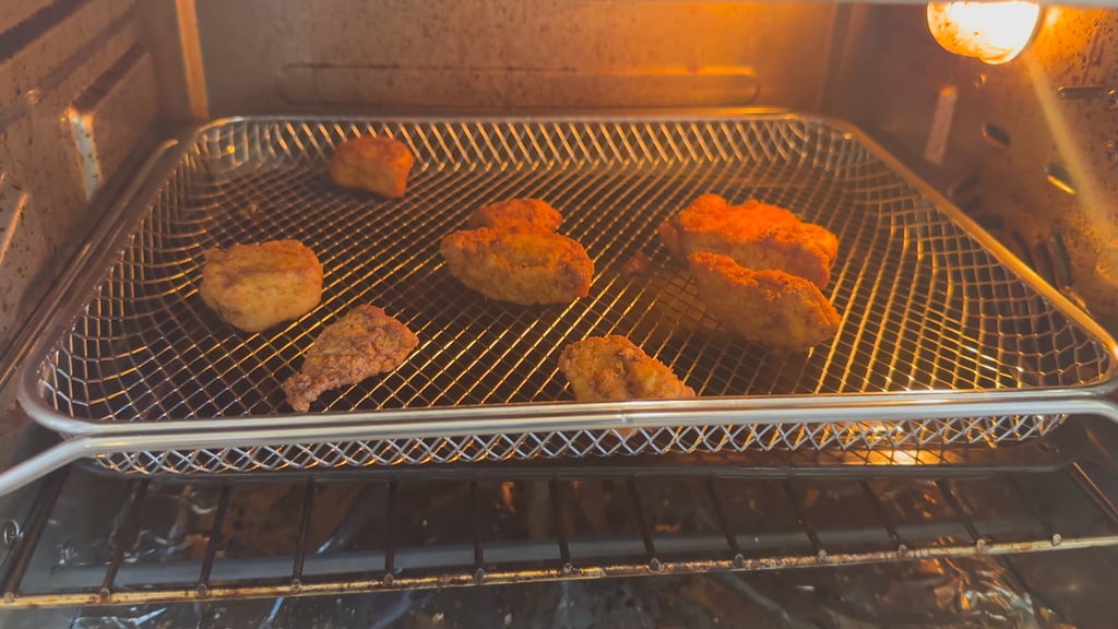 tovala air fryer nuggs in oven